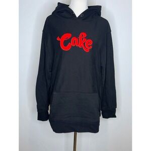 Cake Mens Limited Edition Black‎ Hoodie Chenille Logo Serial 645/1000 Streetwear